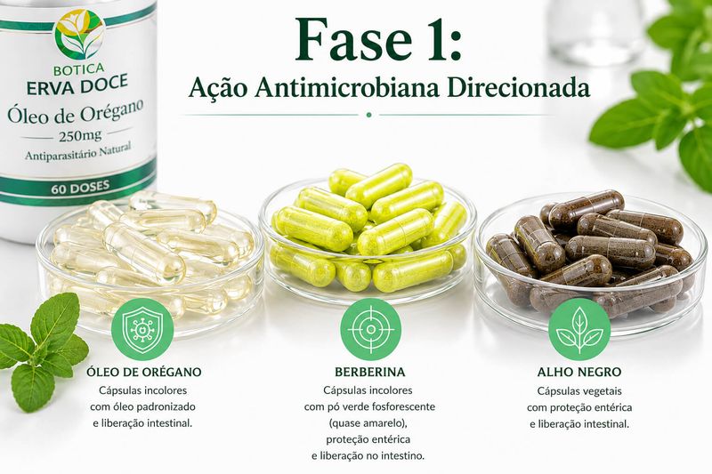 Protocolo SIBO – Fases 1 e 2 para Tratamento 30 Dias