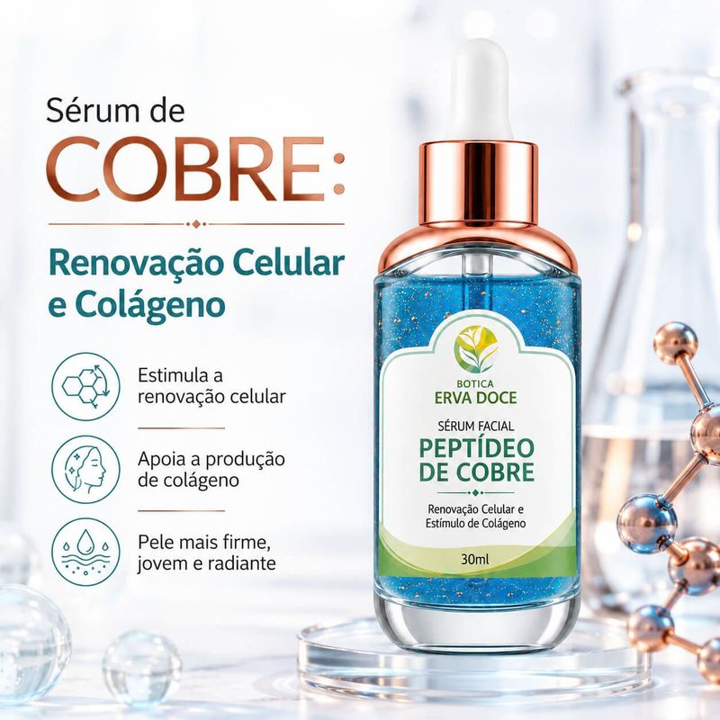 Sérum Facial com Peptídeo de Cobre  - 30ml