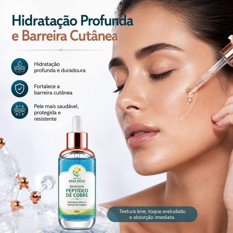 Sérum Facial com Peptídeo de Cobre  - 30ml
