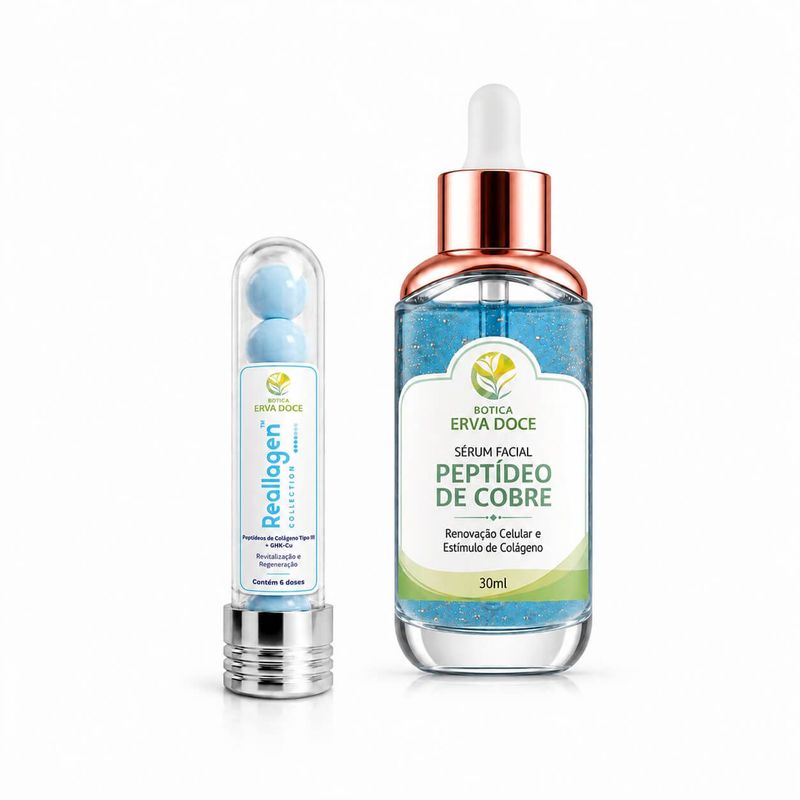 Kit Tratamento Avançado com Tri-Peptídeo de Cobre e Reallagen 