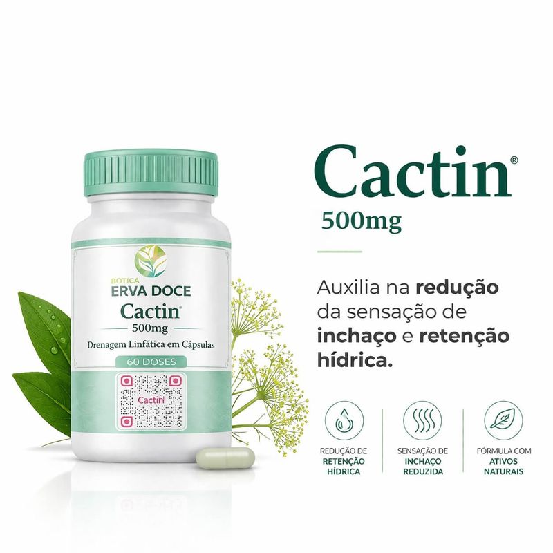 Kit Leve 3 Morosil 500mg 30cps Ganhe 1 Cactin 500mg 60cps