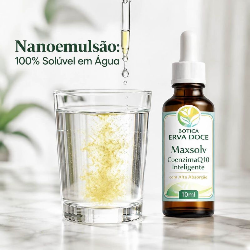 MaxSolve Coenzima Q10 Nanotecnologia Gotas 10mL
