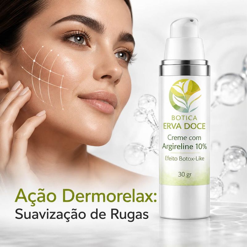 Creme Facial Argireline 10% Efeito Lifting Antidade 30g