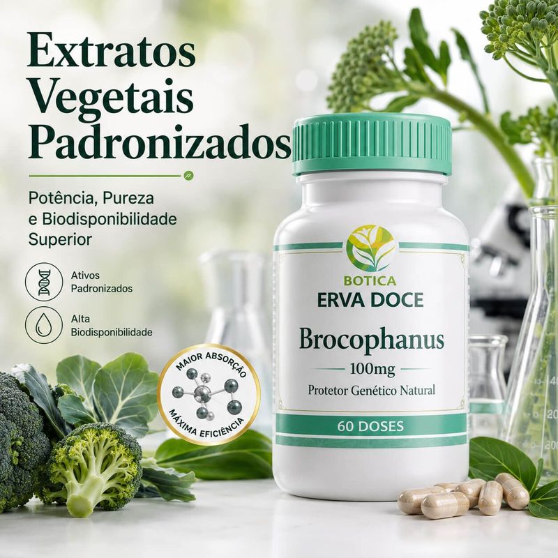 Brocophanus 100mg Escudo Protetor Antioxidante 120 Cáps