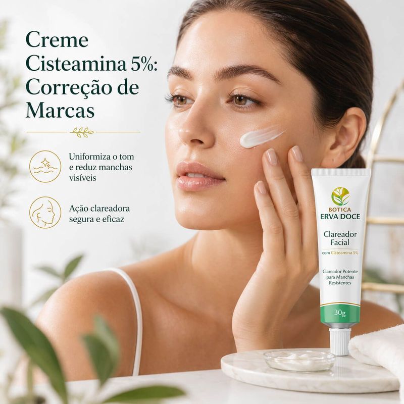 Kit Oli-Ola e Cisteamina 5% Clareador e Uniformizador