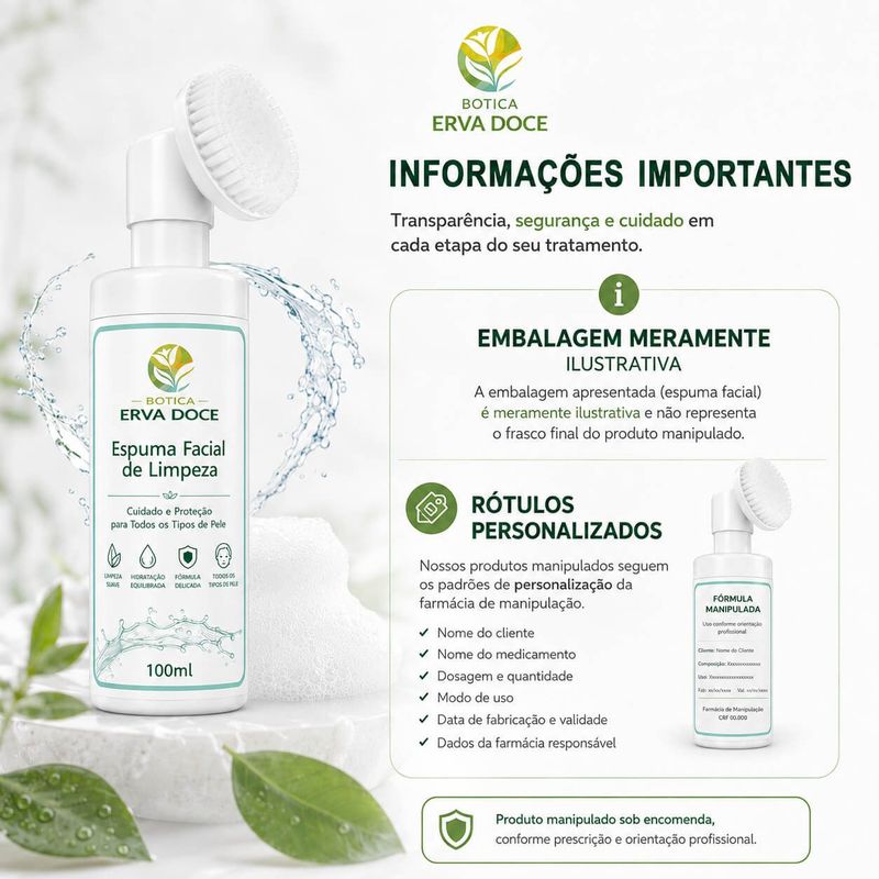 Espuma de Limpeza Facial Calmante Antiox Todos Tipos 100ml