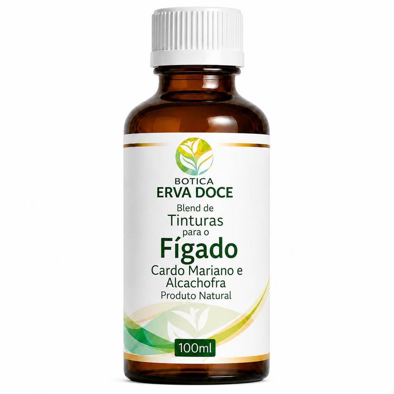  Blend de Tinturas para o Fígado Cardo Mariano e Alcachofra 100ml