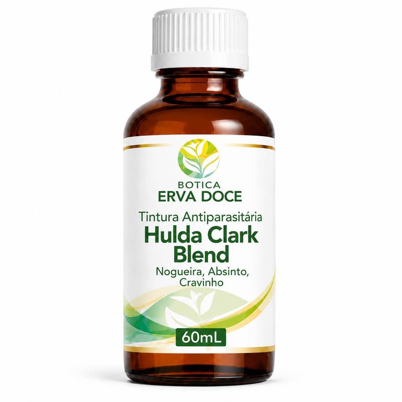 Blend  Tinturas Hulda Clark -  Nogueira, Absinto, Cravo 60ml