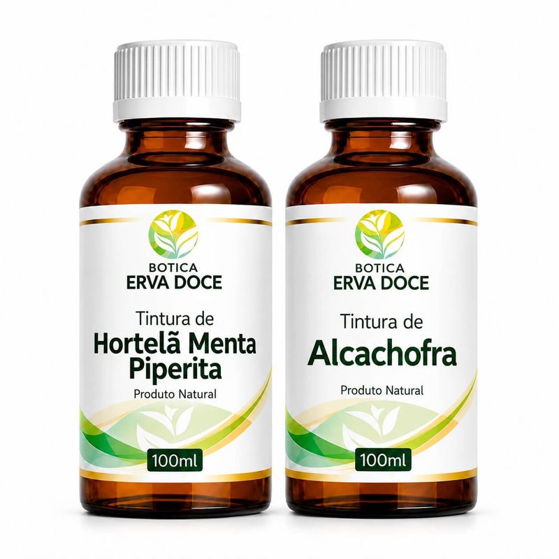 Kit Digestão Leve Hortelã Alcachofra