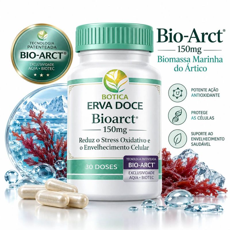 Bio-Arct 150mg –Energia Celular e Vitalidade da Pele 60 Caps