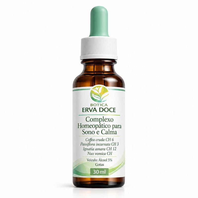 Complexo Homeopático para Sono e Calma Gotas 30ml
