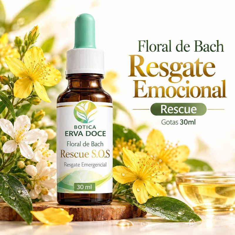 Floral de Bach Resgate Emocional (Rescue Remedy) 30ml