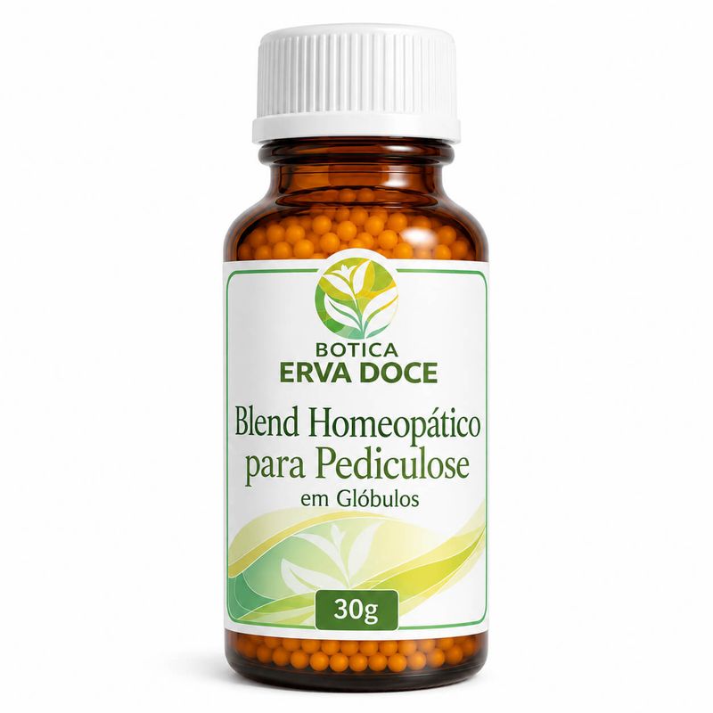Blend Homeopatico para Pediculose em Globulos 30g