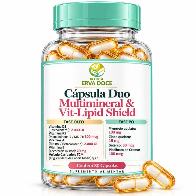Capsula Duo Duo Multiminerais e  Vitaminas –  30 Doses