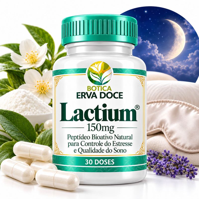 Lactium 150mg Estresse Sono e Bem-Estar 30 Capsulas