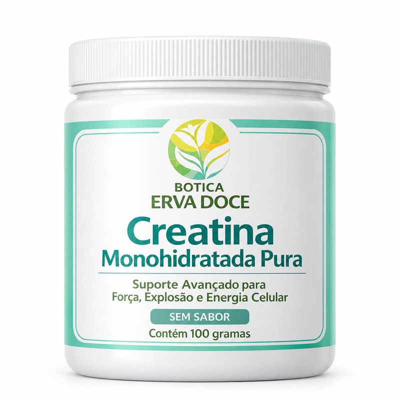 Creatina Monohidratada -  Pó Força e Energia Celular 100 gr
