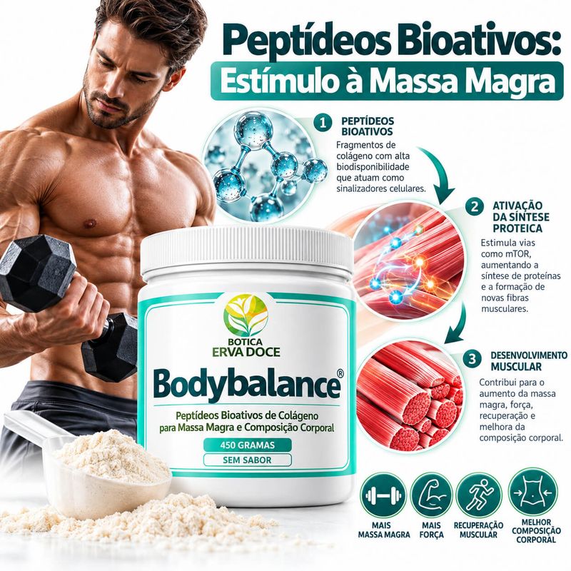 Bodybalance– Peptídeos  de Colágeno para Massa Magra 450g