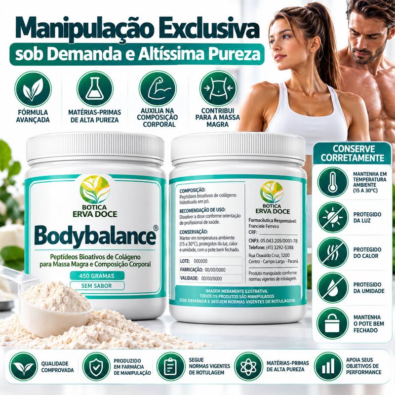 Bodybalance– Peptídeos  de Colágeno para Massa Magra 450g