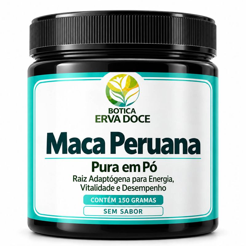 Maca Peruana Pura - Pó  Energia e Vitalidade 150g 
