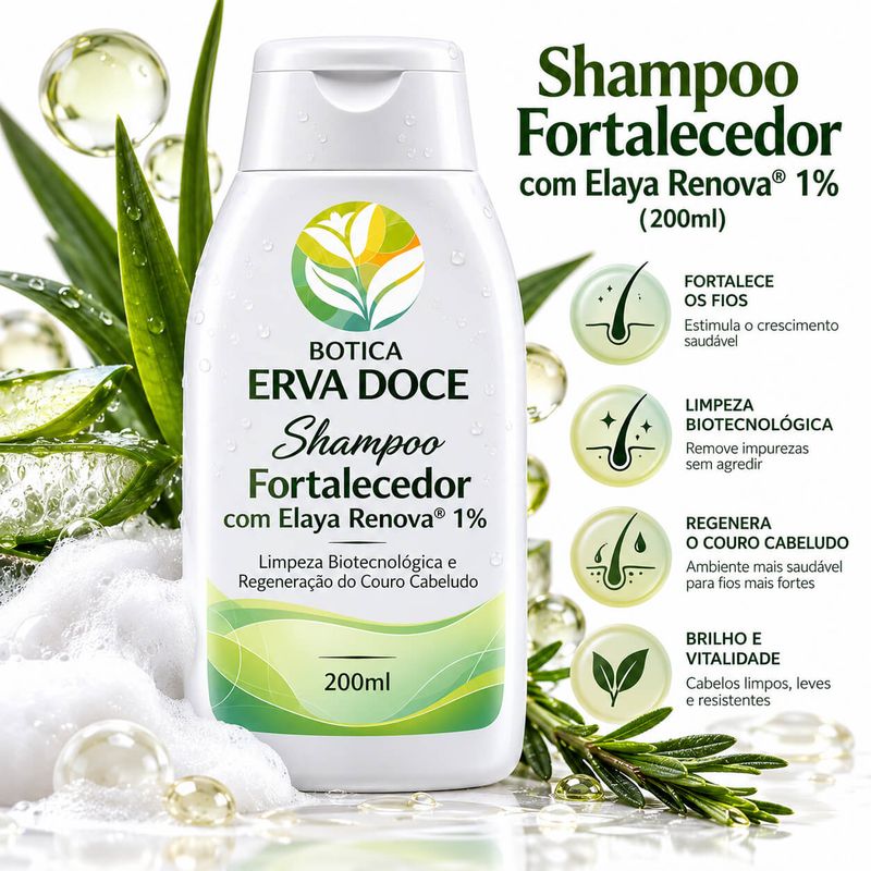Shampoo Fortalecedor Elaya Renova Celulas-Tronco 200ml