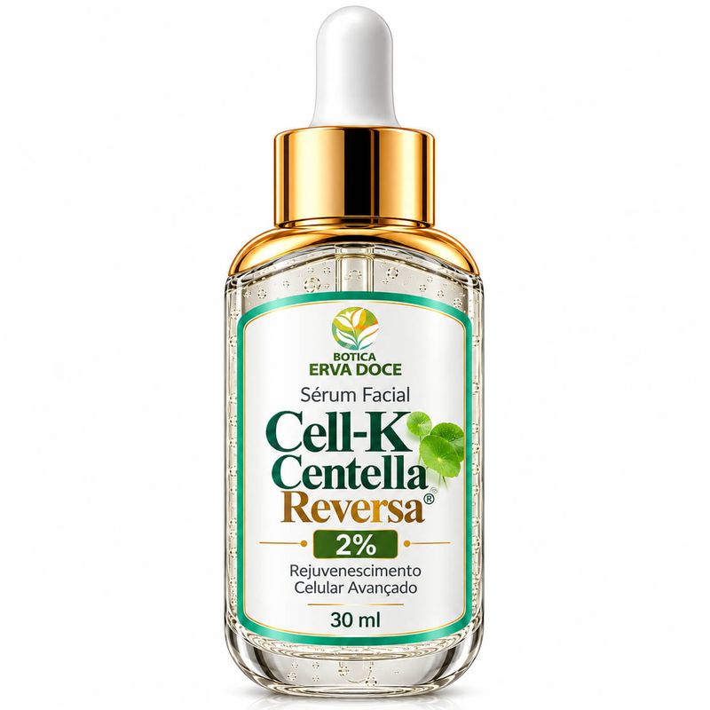 Serum Facial Cell-K Centella Reversa – Rejuvenescimento 30mL