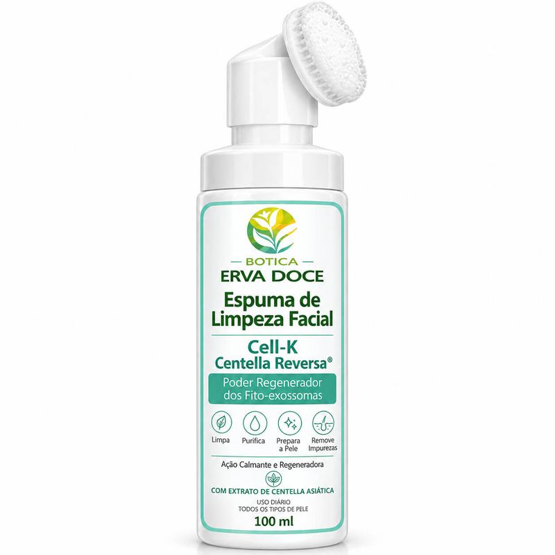 Espuma de Limpeza Facial Cell-K – Centella Reversa 100 mL