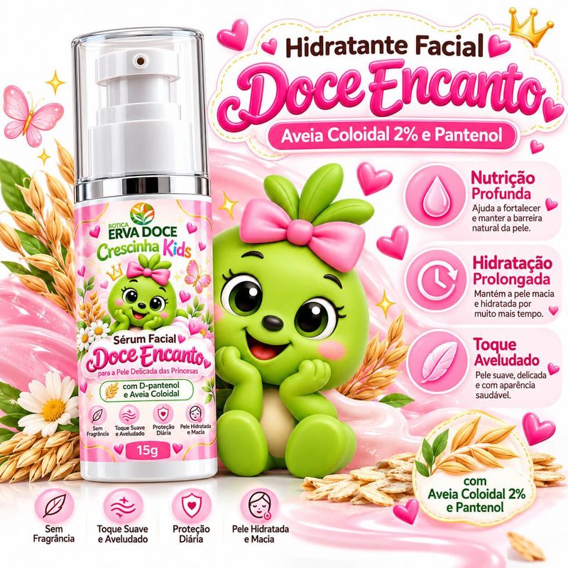 Kit Crescinha Kids Encanto e Brilho: Gloss e Hidratante