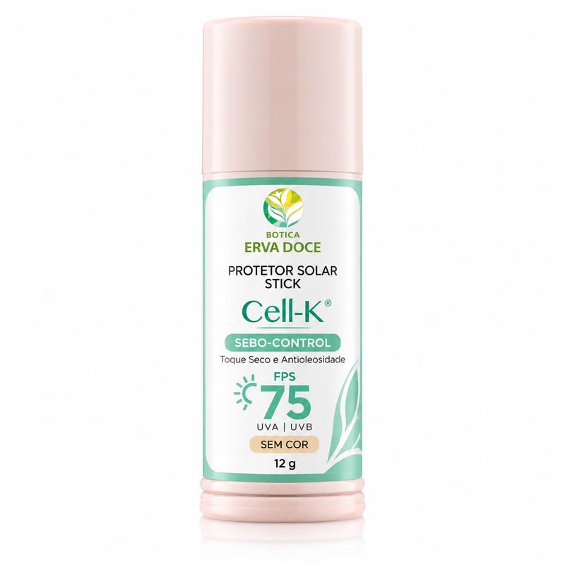 Filtro Stick FPS 75 Cell-K – Toque Seco e Antioleosidade 12g