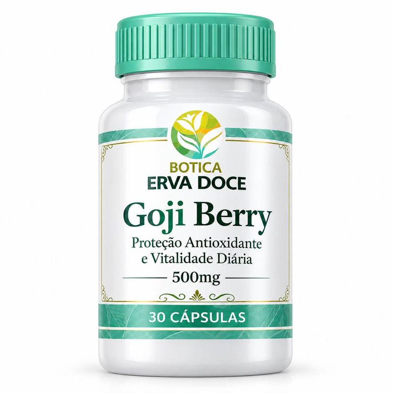 Goji Berry 500mg Proteção Antioxidante 30 Capsulas
