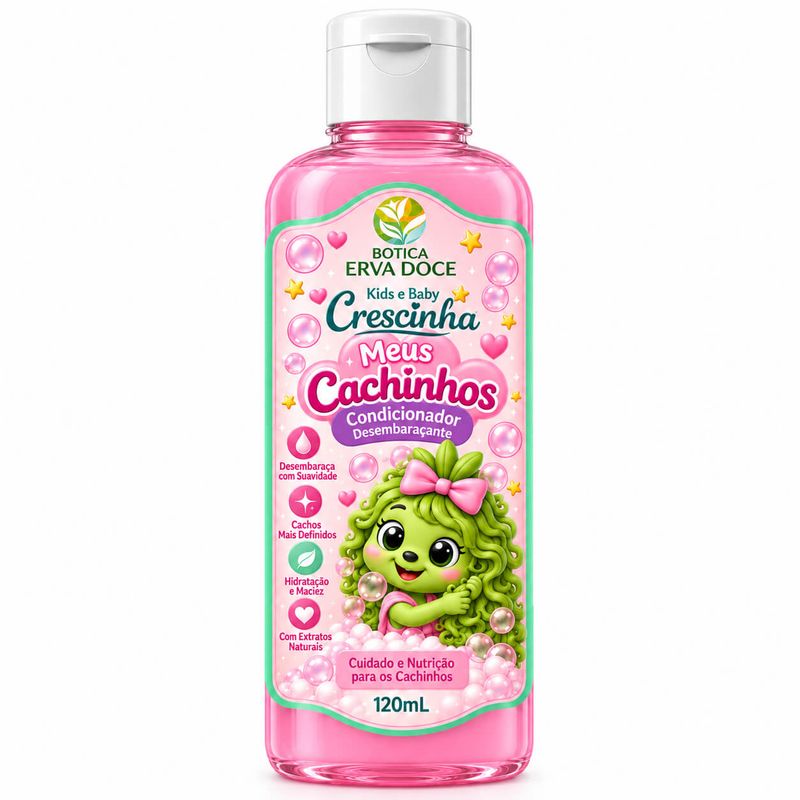 Condicionador Infantil Meus Cachinhos Crescinha 120ml