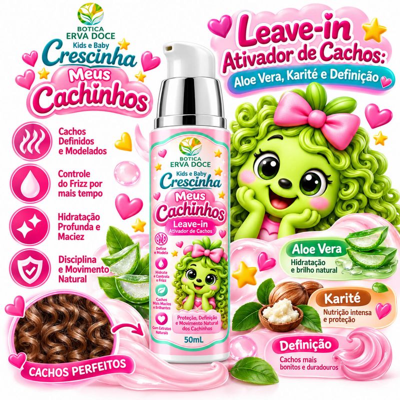 Kit Completo Meus Cachinhos Crescinha – Rotina de Limpeza 