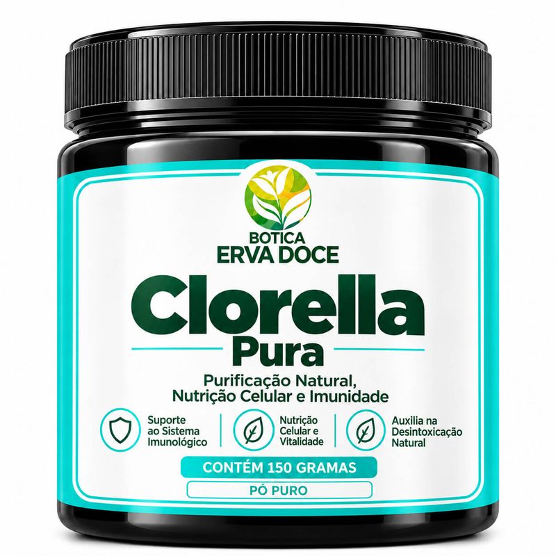 Clorella Pura –  Nutrição Celular e Imunidade 150g 