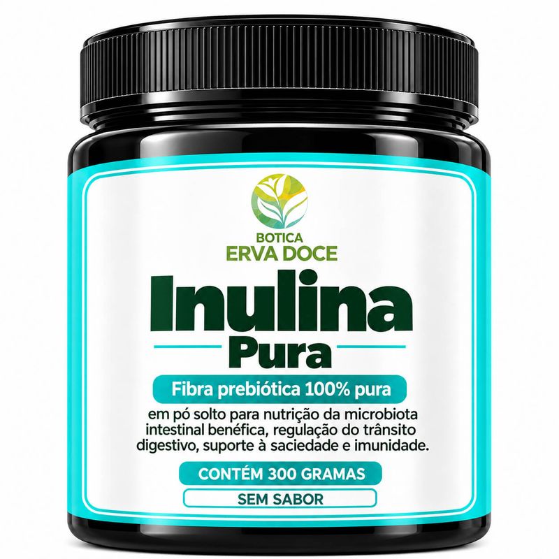 Inulina em Pó Solto -  Prebiótico Saúde Intestinal  300g