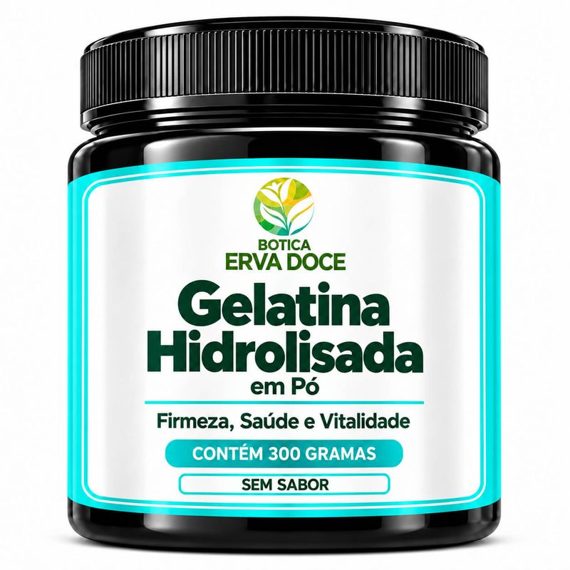 Gelatina Hidrolisada -  Firmeza e Vitalidade  em Pó 300g