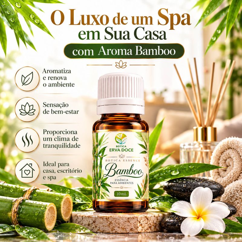 Essencia Pura Bamboo Home e Spa – Aromatizante  10ml
