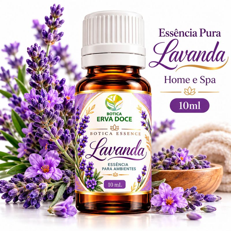 Essencia Pura Lavanda  Home e Spa – Aromatizante  10ml