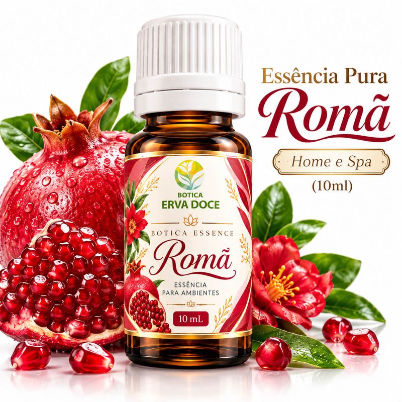 Essencia Pura Romã Home e Spa – Aromatizante  10ml