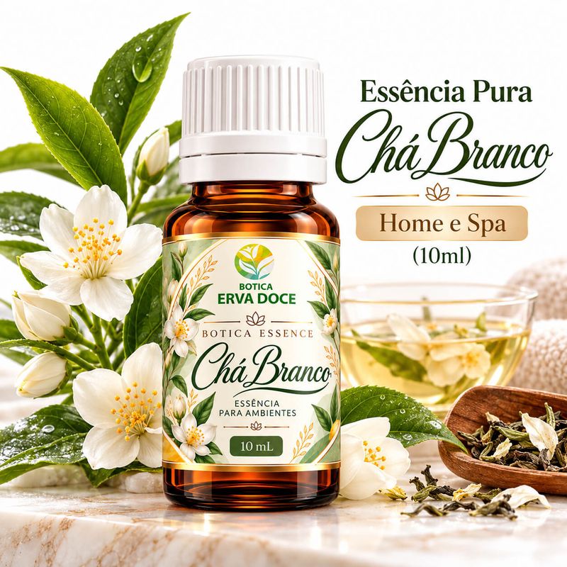 Essencia Pura Chá Branco Home e Spa – Aromatizante  10ml