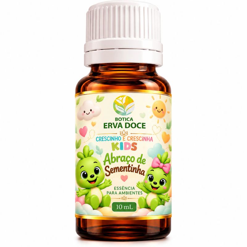 Essência Infantil Abraço de Sementinha Crescinho Kids 10ml