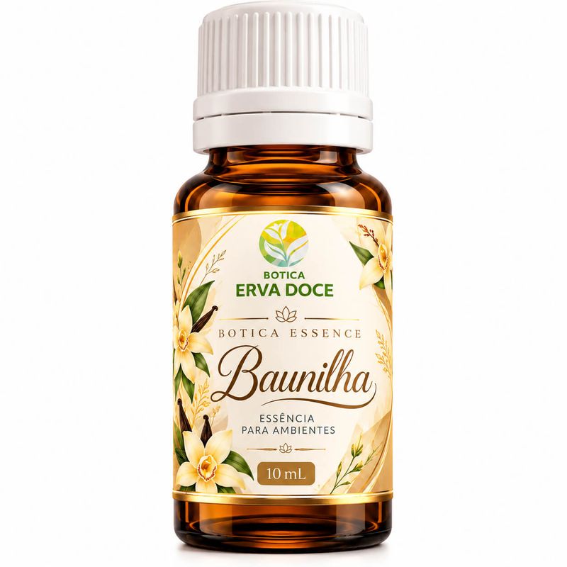 Essência Pura Baunilha Home e Spa 10ml - Aromatizante