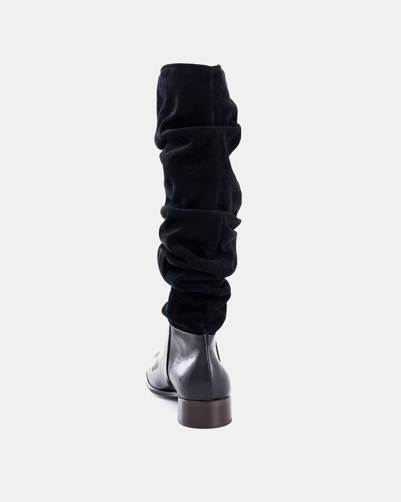 Bota Cano Alto Emily Preto