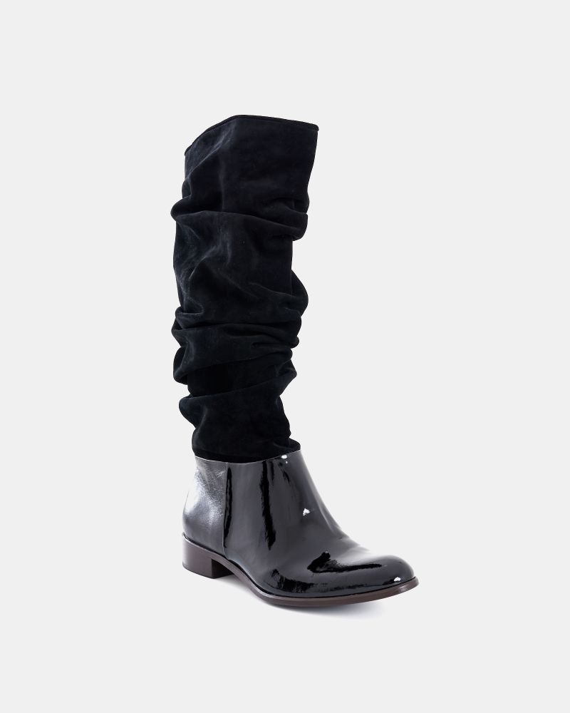 Bota Cano Alto Emily Preto