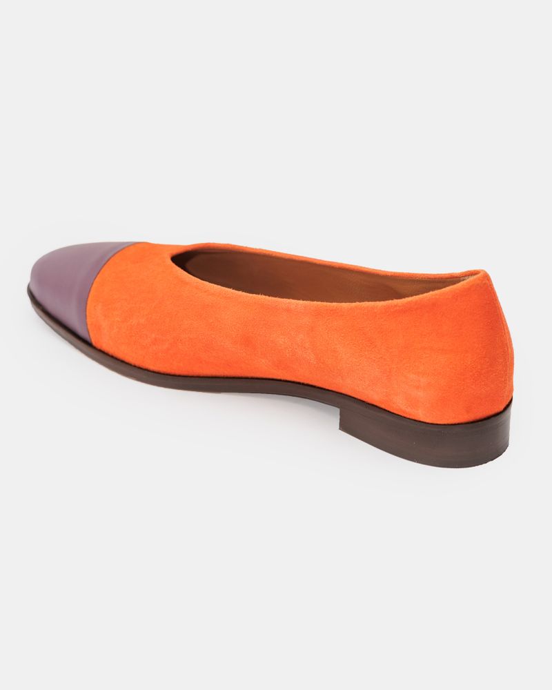 Sapatilha Greta Laranja e Roxo