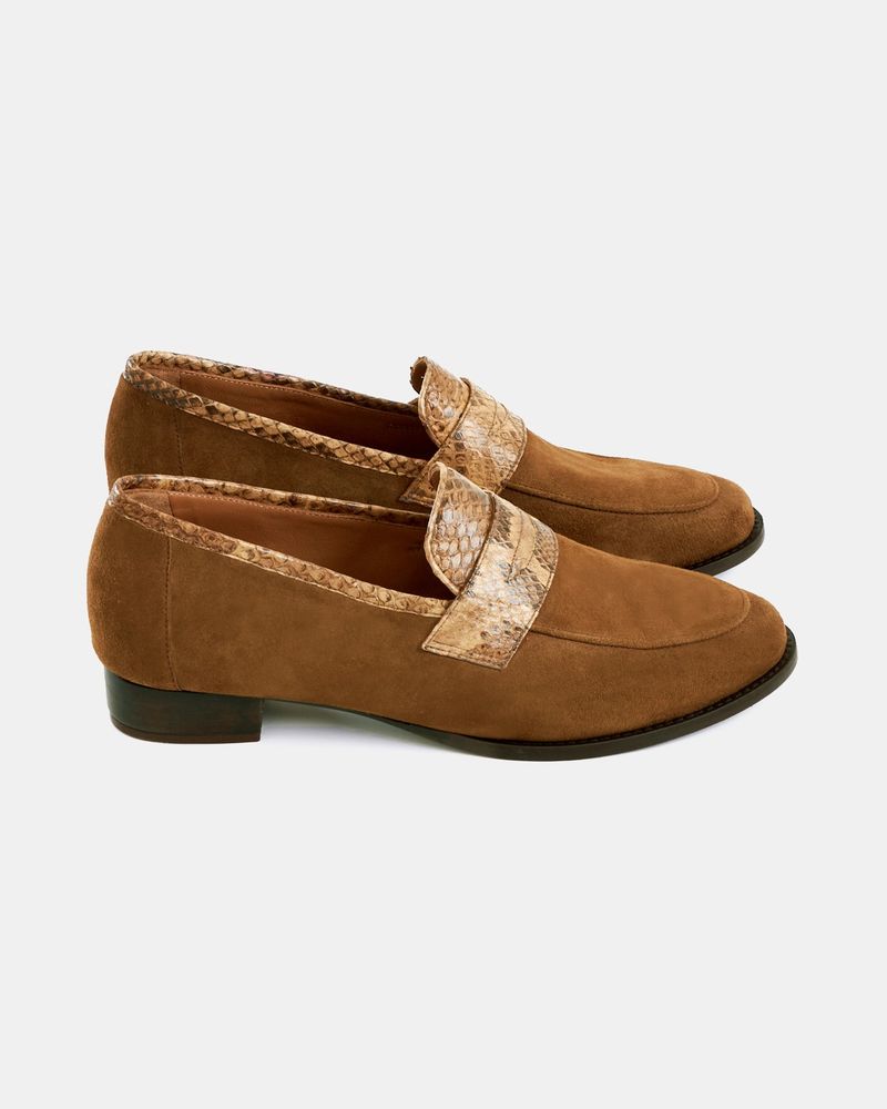 Mocassim Benê Piton Fendi