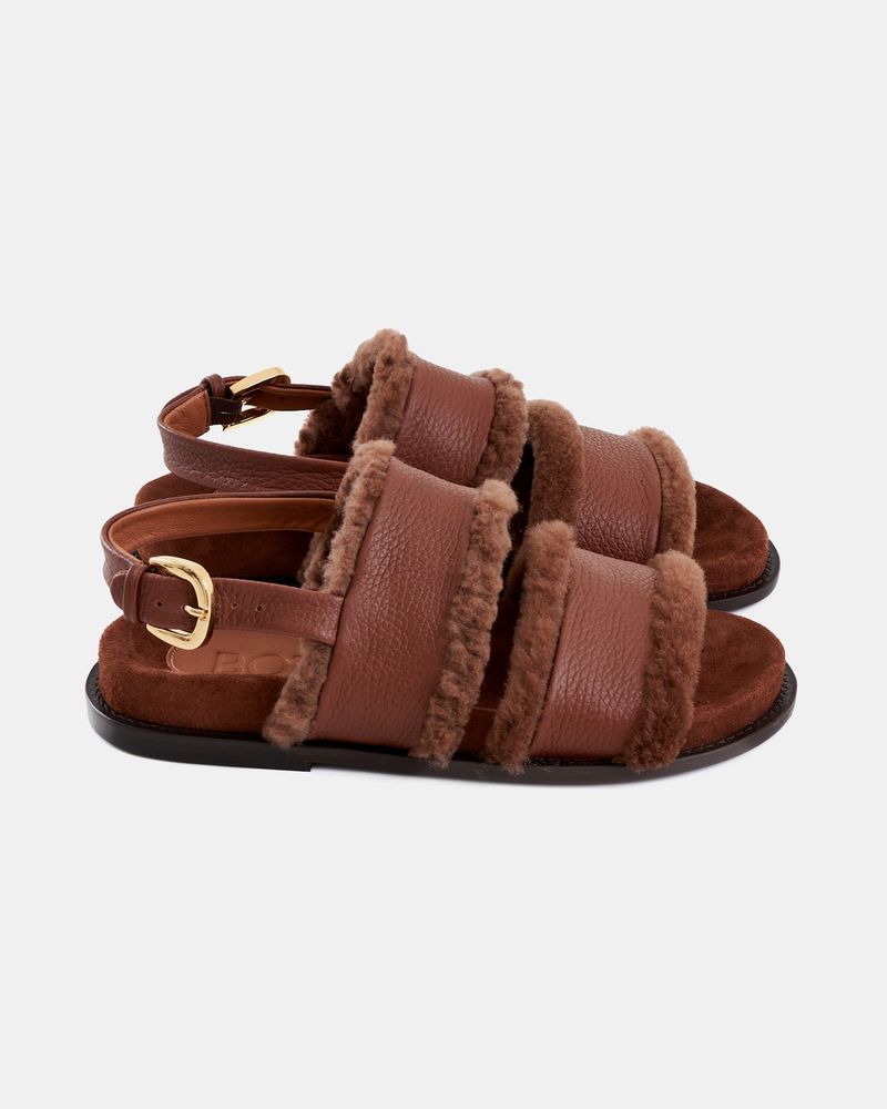 Slide Carolina Pelo Chocolate 
