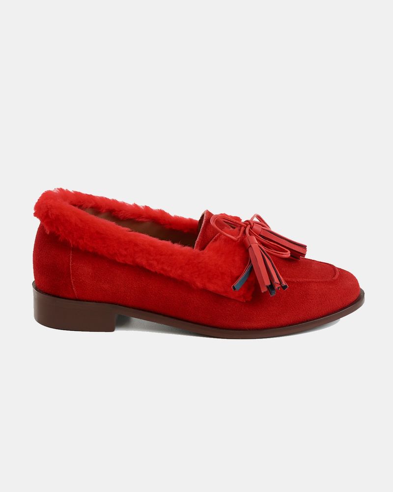 Mocassim Duda Vermelho