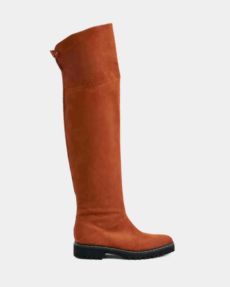 Bota Gaia Cano Longo Camurça Terra 