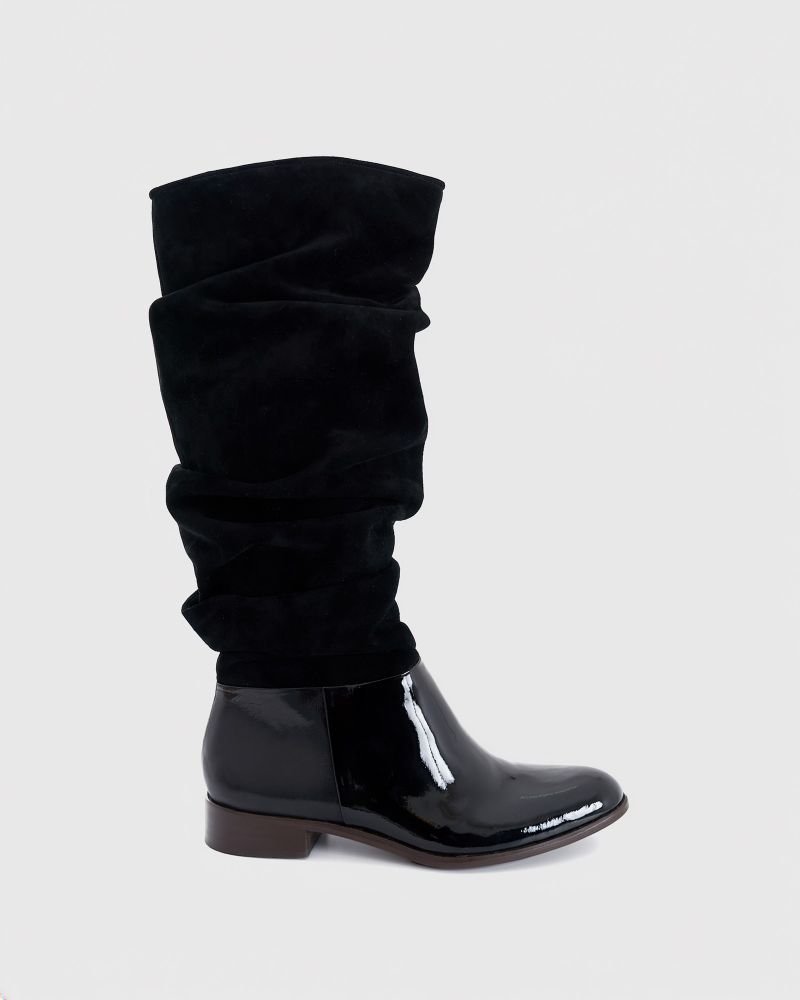 Bota Cano Alto Emily Preto