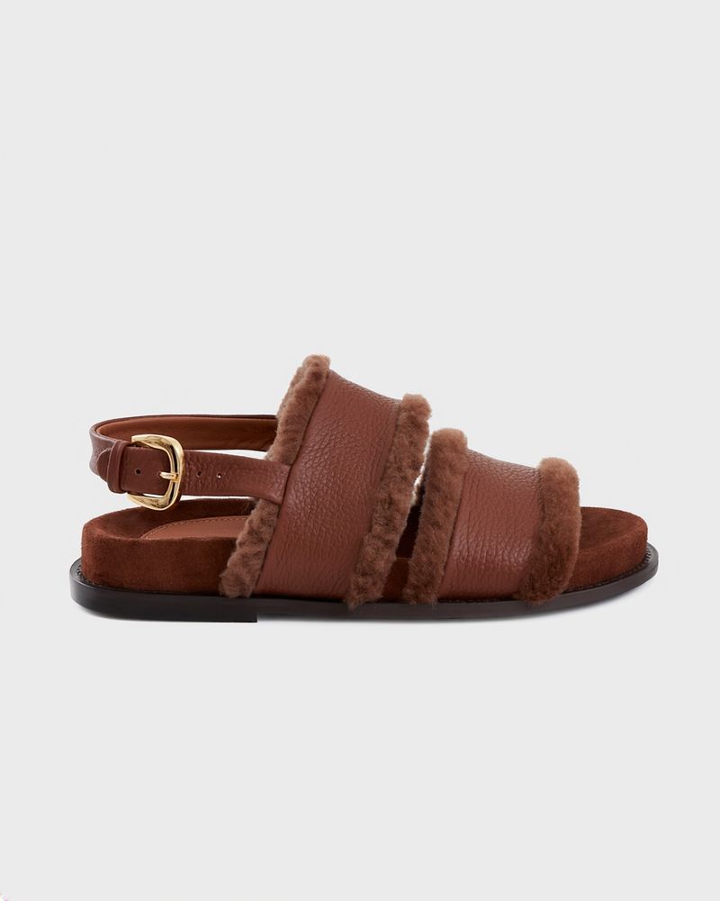 Slide Carolina Pelo Chocolate 
