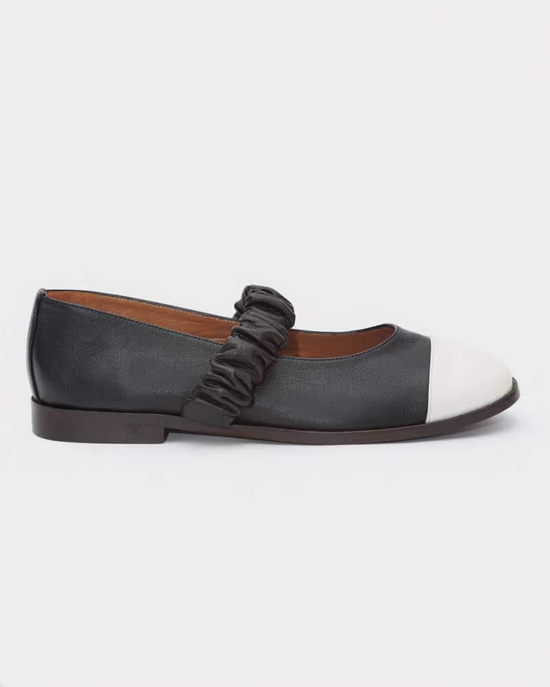 Sapatilha Sil Preto e Off